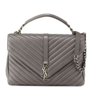 ysl college bag gold hardware